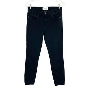 Current Elliott Black The Stiletto Jeans Zero Clean Size 27